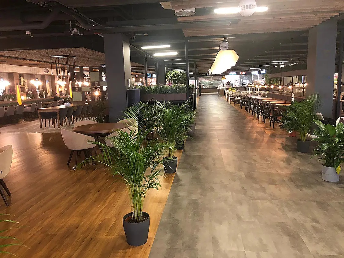 VinylPublic - Antique Oak Concrete Galet- hållbart och slitstarkt LVT golv
