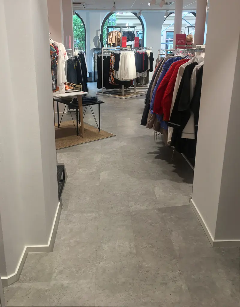 futura floors - futura public washed concrete - pvcfritt och biobaserat miljögolv